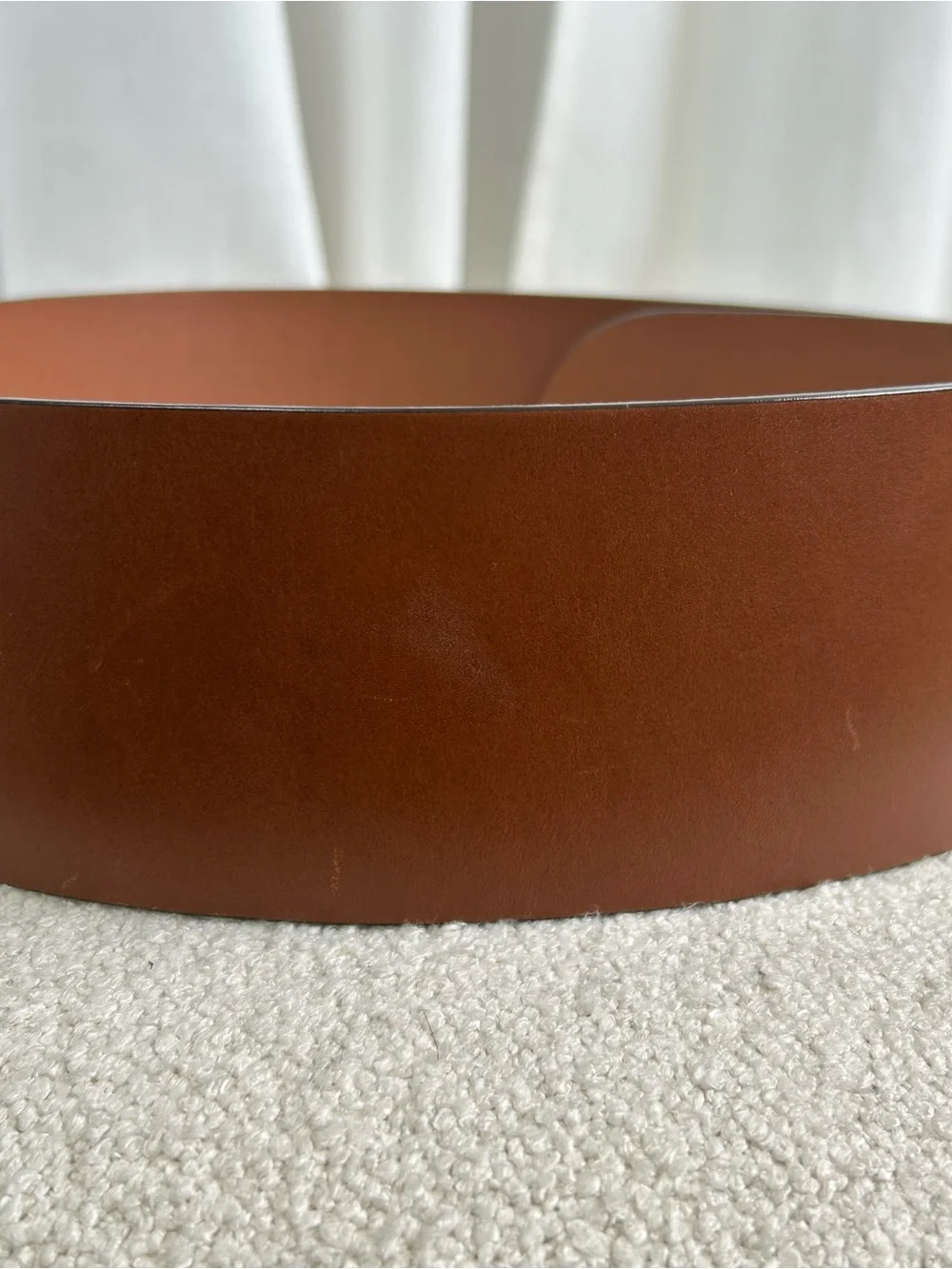 Gucci Horsebit Wide Leather Waist Belt Brown Size 85/34